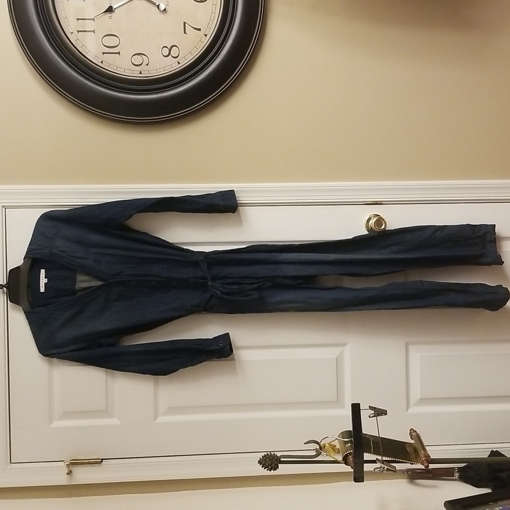 XIRENA thin denim jumpsuit size XS